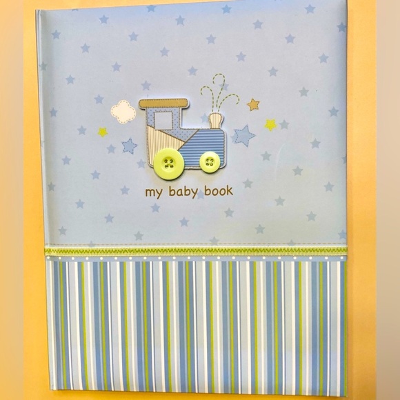 NWOT-set of 2 Carters Baby Books for Boy My Baby Book and Baby Shower Memories - Picture 2 of 7